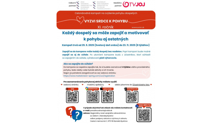  Kampaň Vyzvi srdce k pohybu