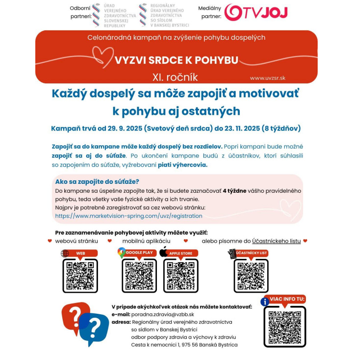  Kampaň Vyzvi srdce k pohybu