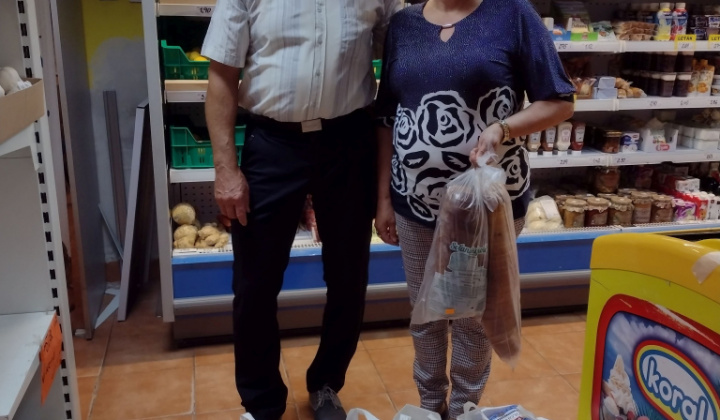Materiálna pomoc občanom obce po tornáde  - Raslen, s.r.o.