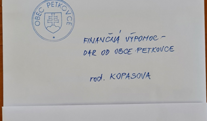 Finančná  pomoc OcÚ občanom obce po tornáde 