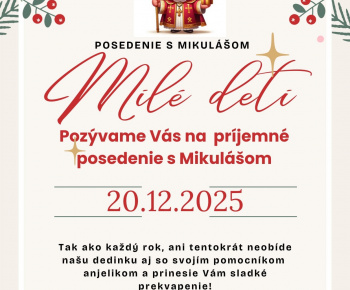 Aktuality / Posedenie s MIKULÁŠOM - foto
