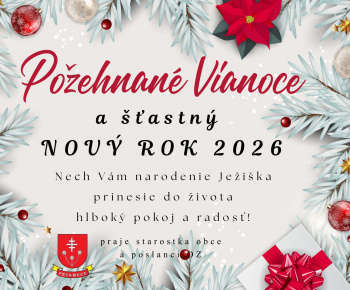 Aktuality / Požehnané Vianoce a šťastný NOVÝ ROK 2026 - foto