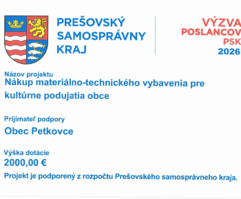Projekty obce / Nákup materiálno-technického vybavenia pre kultúrne podujatia obce - foto
