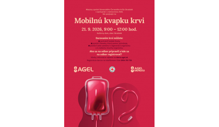 Mobilná kvapka krvi