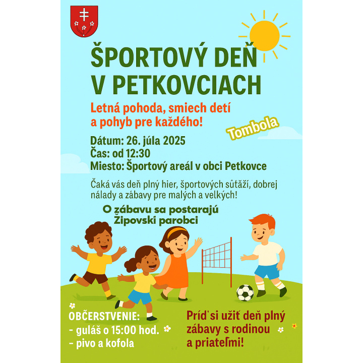 Športový deň  v Petkovciach 2025