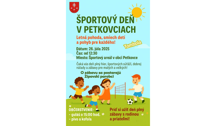 Športový deň v Petkovciach 2025